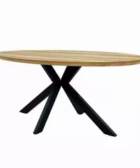 Hattan Oval Dining Table - Oak